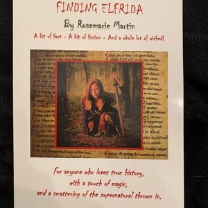 Book Finding Elfrida a fictional book but includes real history intertwined Queen Elfrida Witches vampires something for everyone image 1