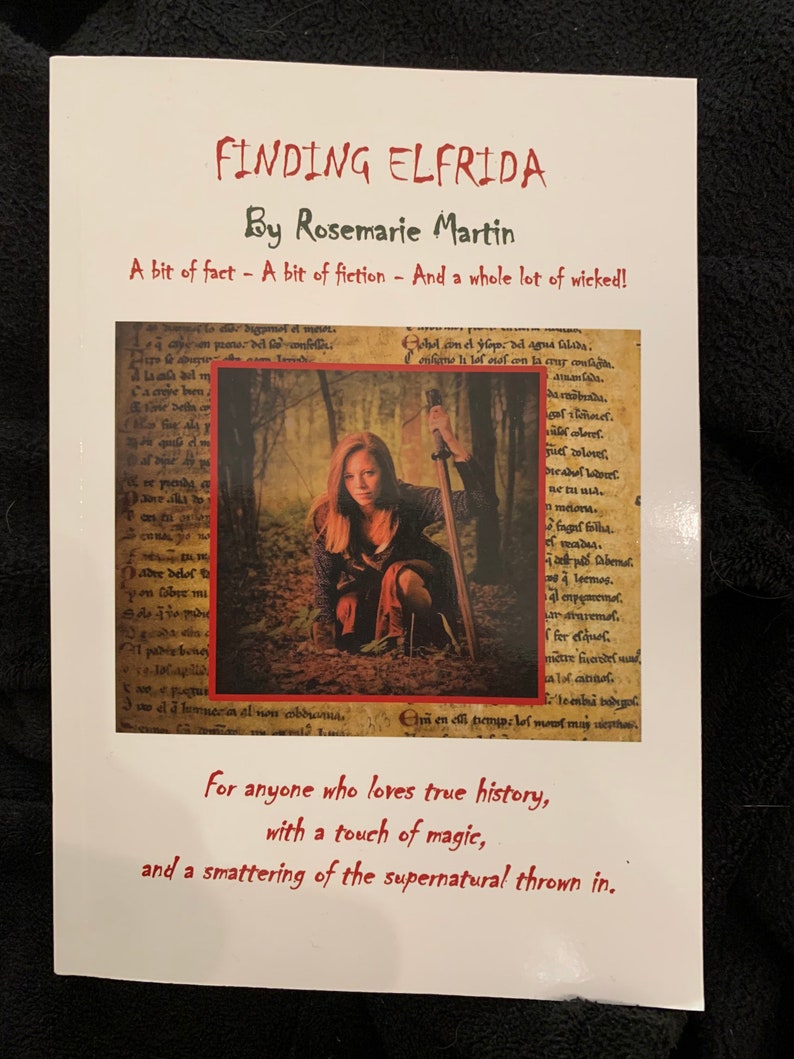 Book Finding Elfrida a fictional book but includes real history intertwined Queen Elfrida Witches vampires something for everyone image 1