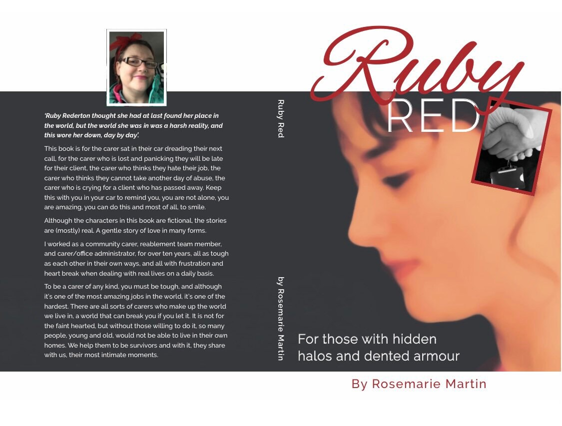 Book Ruby Red Brilliant Gift for Caregivers a Book of Fiction With True
