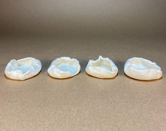 Bandejas de joyería únicas: Cuencos de porcelana "Rock Bowls" (juego de 4)