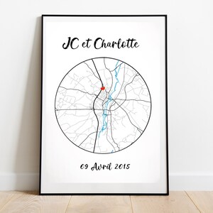 Affiche plan date importante, affiche pour couple, affiche naissance... VERSION NUMERIQUE