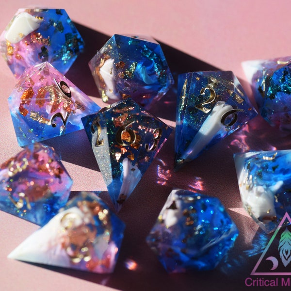 Gem D6 Handmade Resin Dice