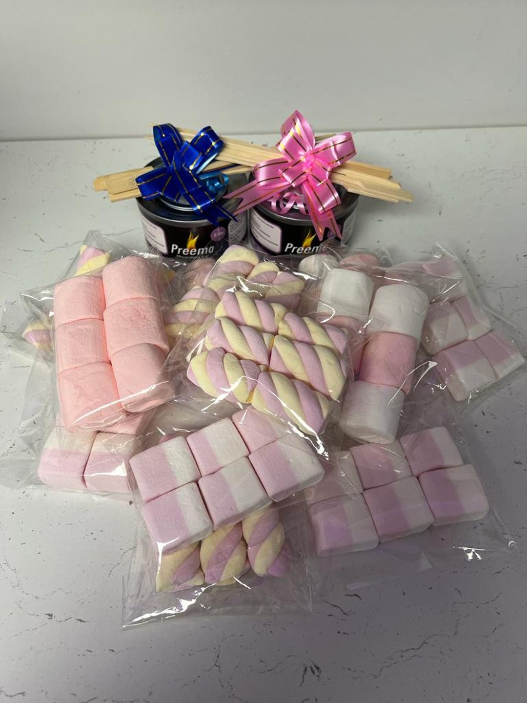 Marshmallow Toasting Kit Party Pack for 12, Huge Toasting Set With
