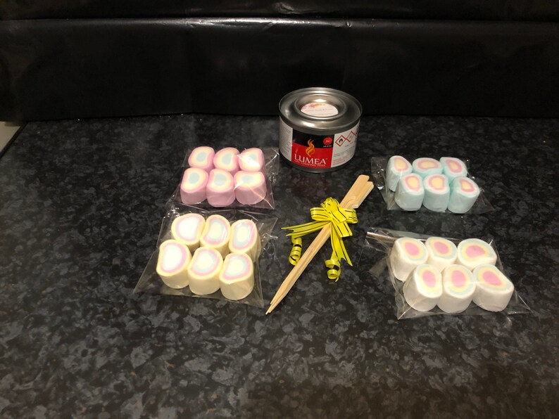 Rainbow Marshmallow Toasting Kit Gluten Free Perfect for Etsy UK