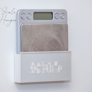 Digital Scale Holder/Hanger with double sided adhesive