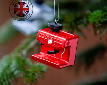 Mini Espresso Machine Christmas Ornament & Fridge Magnet