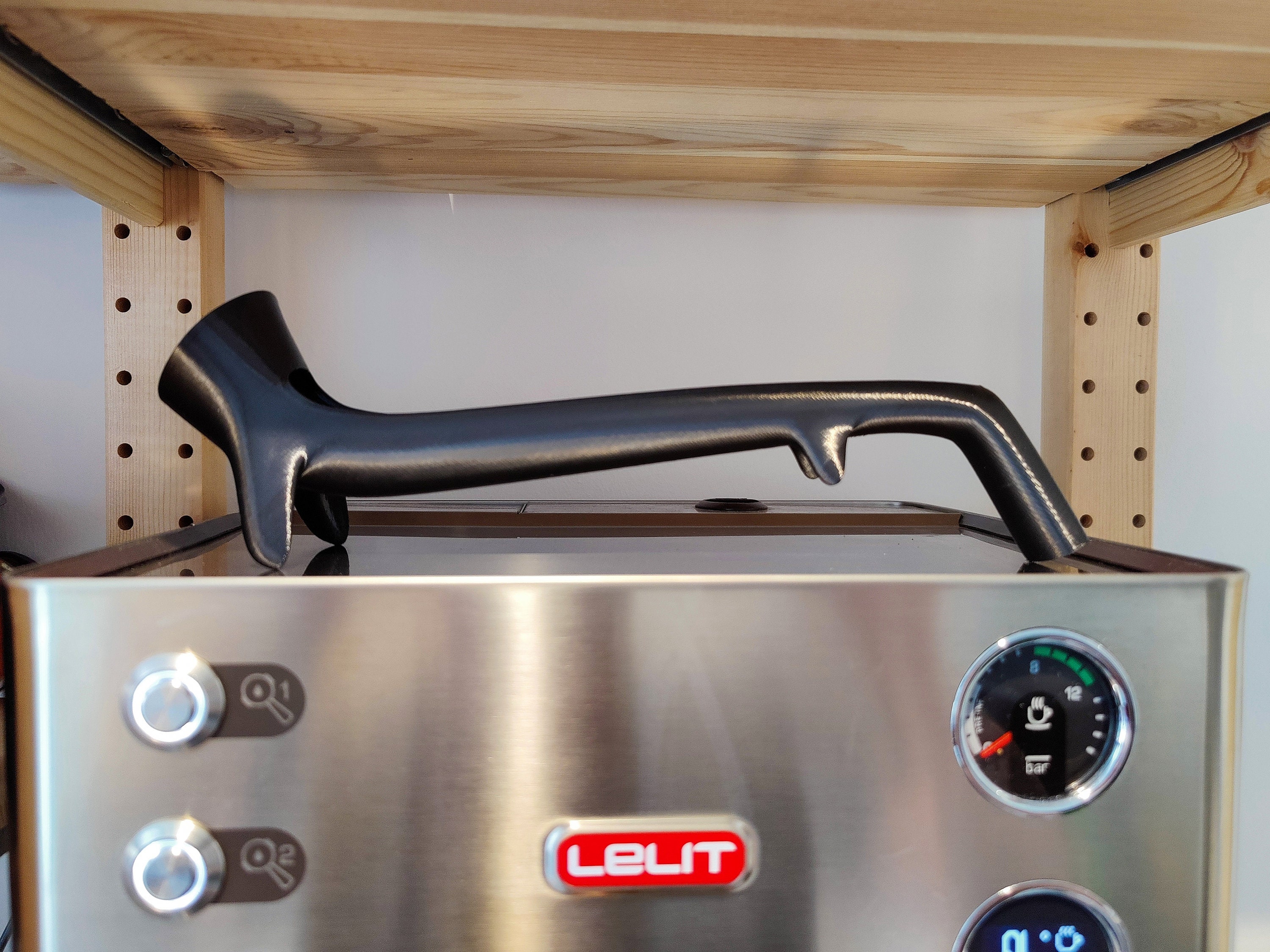 Produktbild von Silikon-Wassertanktrichter Für Kaffeemaschinen – Grau, Extra Lang 23,5cm – Kleckerfreies Befüllen Für Espressomaschinen