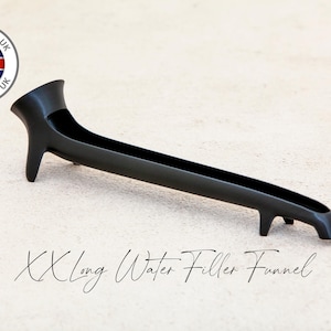 XX Long Water Tank filler funnel for Rancilio Silvia pro X or similar size coffee machines placed under cabinet