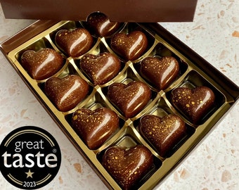 Vegan Salted Caramel Chocolates: Handmade Artisan Bonbons