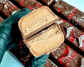 Vegan Orange Caramelised Biscuit Chocolate Bar - Handmade Artisan Lotus Biscoff