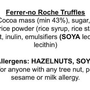 Vegan Ferrero Rocher Hazelnut Cream Chocolate Truffles Handmade Artisan Crème Caramelised Crunch image 8