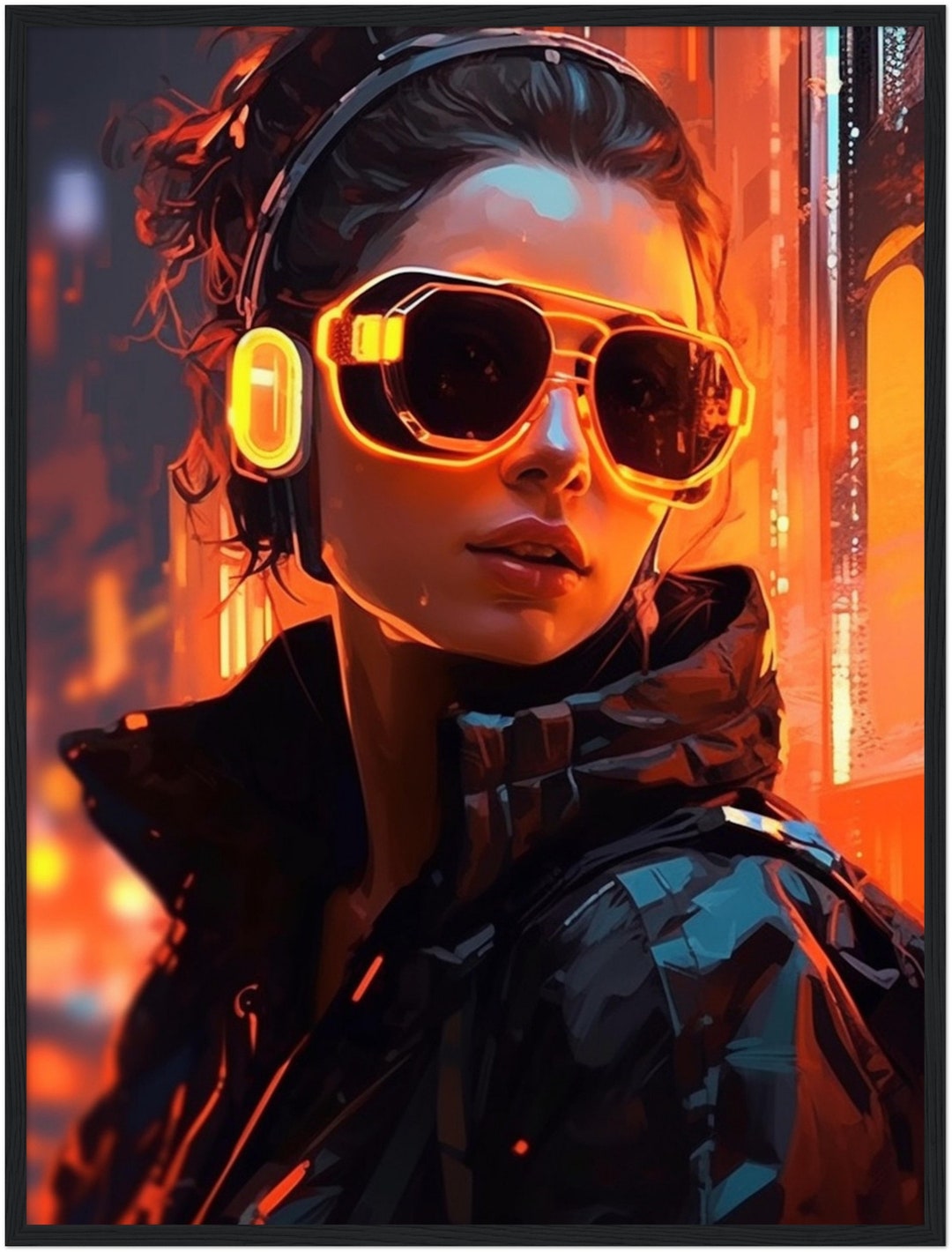 Cyberpunk 2077 Printable Poster Cyberpunk Printable Wall Art Cyber Girl ...