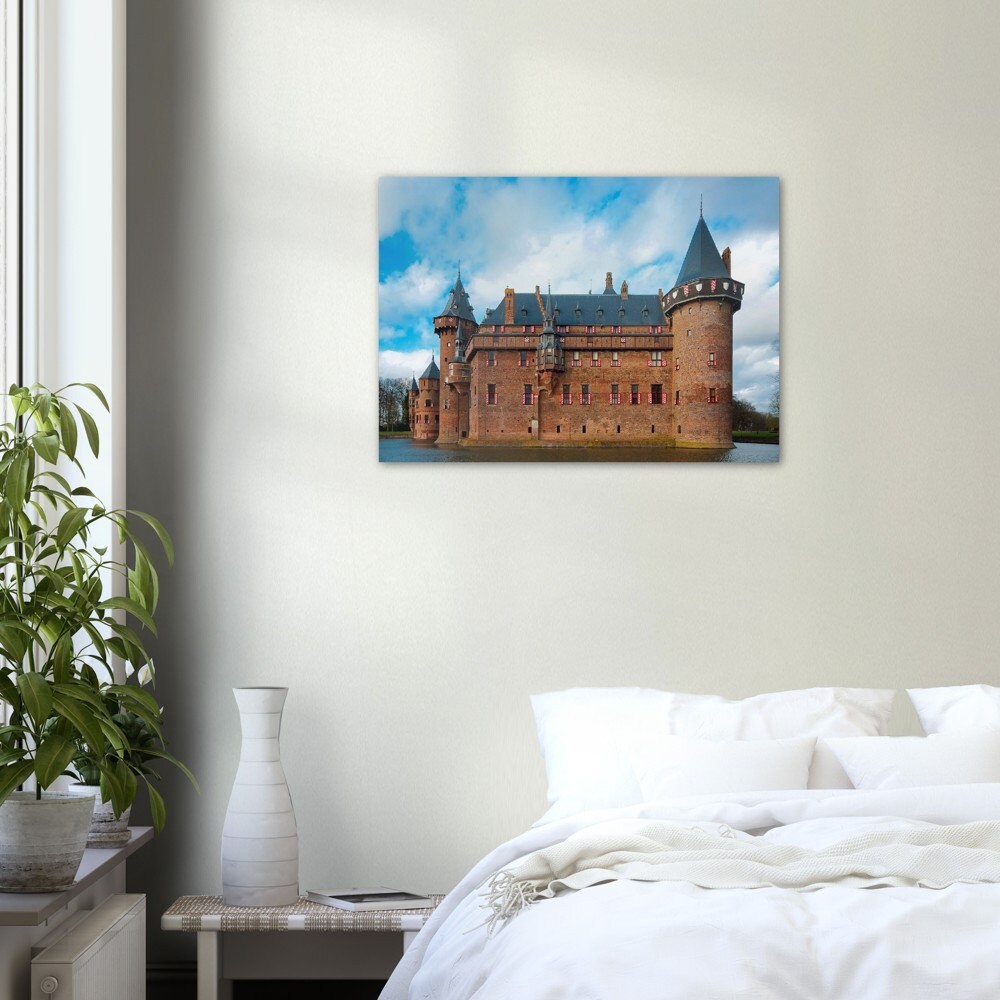 Medieval Castle Wall Decor Castle Wall Art Size 70x50cm Free Etsy