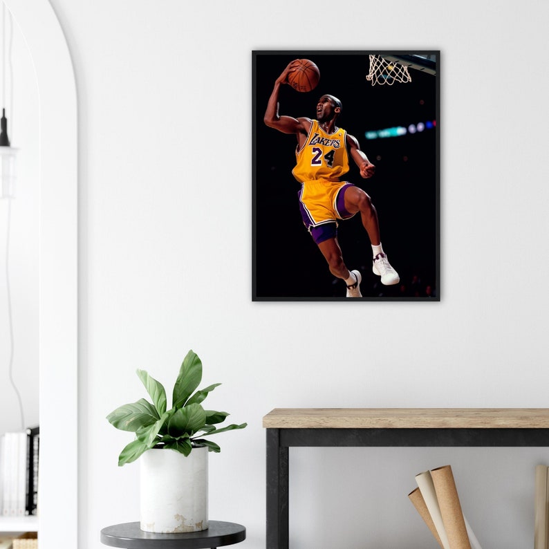 Kobe Bryant Printable Poster Kobe Bryant Dunk Printable Wall - Etsy