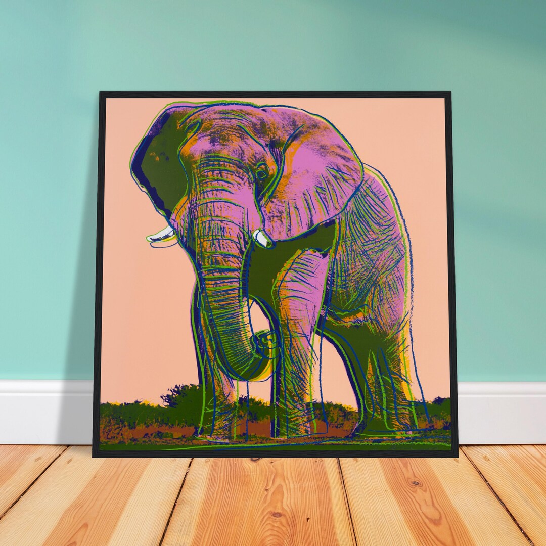 Andy Warhol Elephant Andy Warhol Prints Andy Warhol Pop Art Andy Warhol