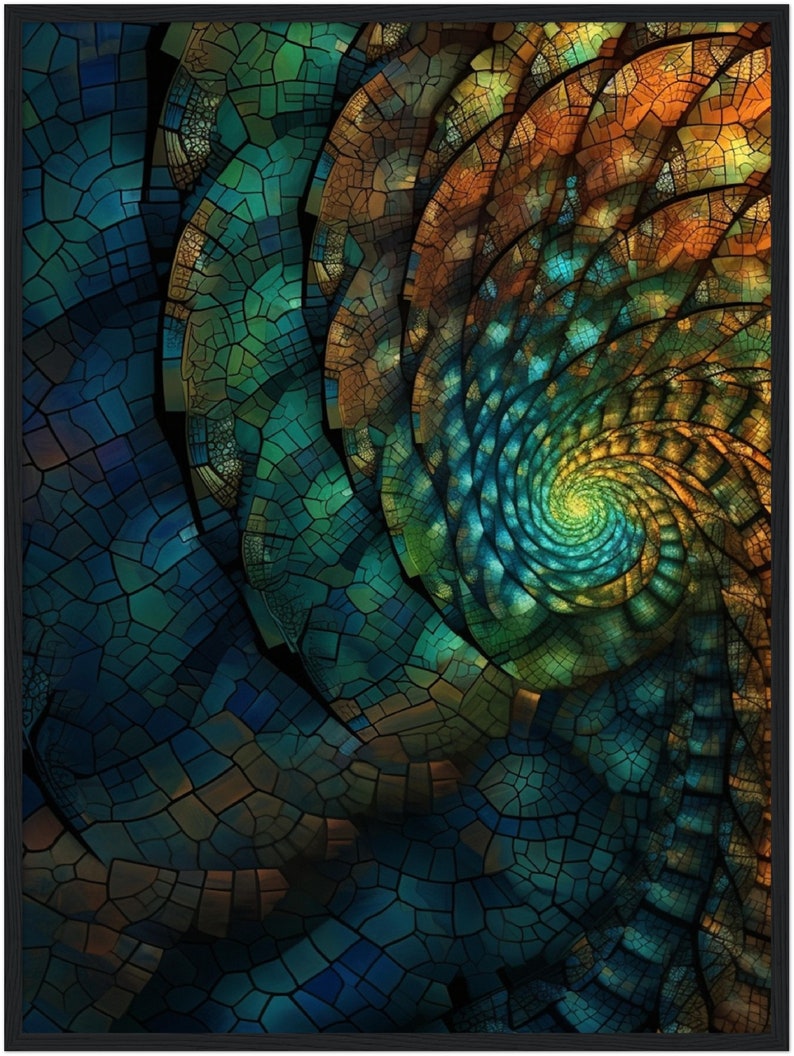 Fractal Art Printable Poster Fractal Printable Wall Art High Definition ...