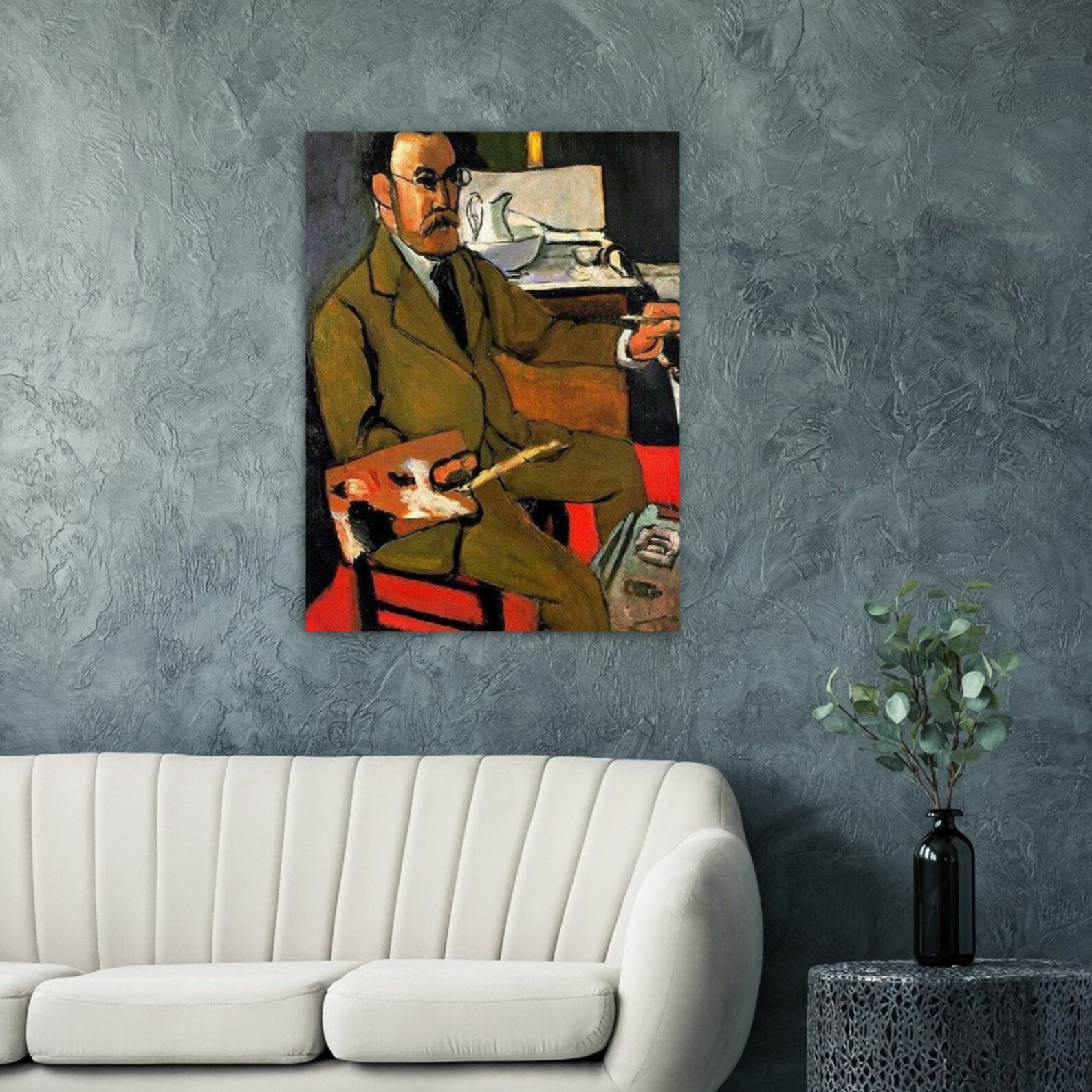 matisse self portrait in a striped t shirt