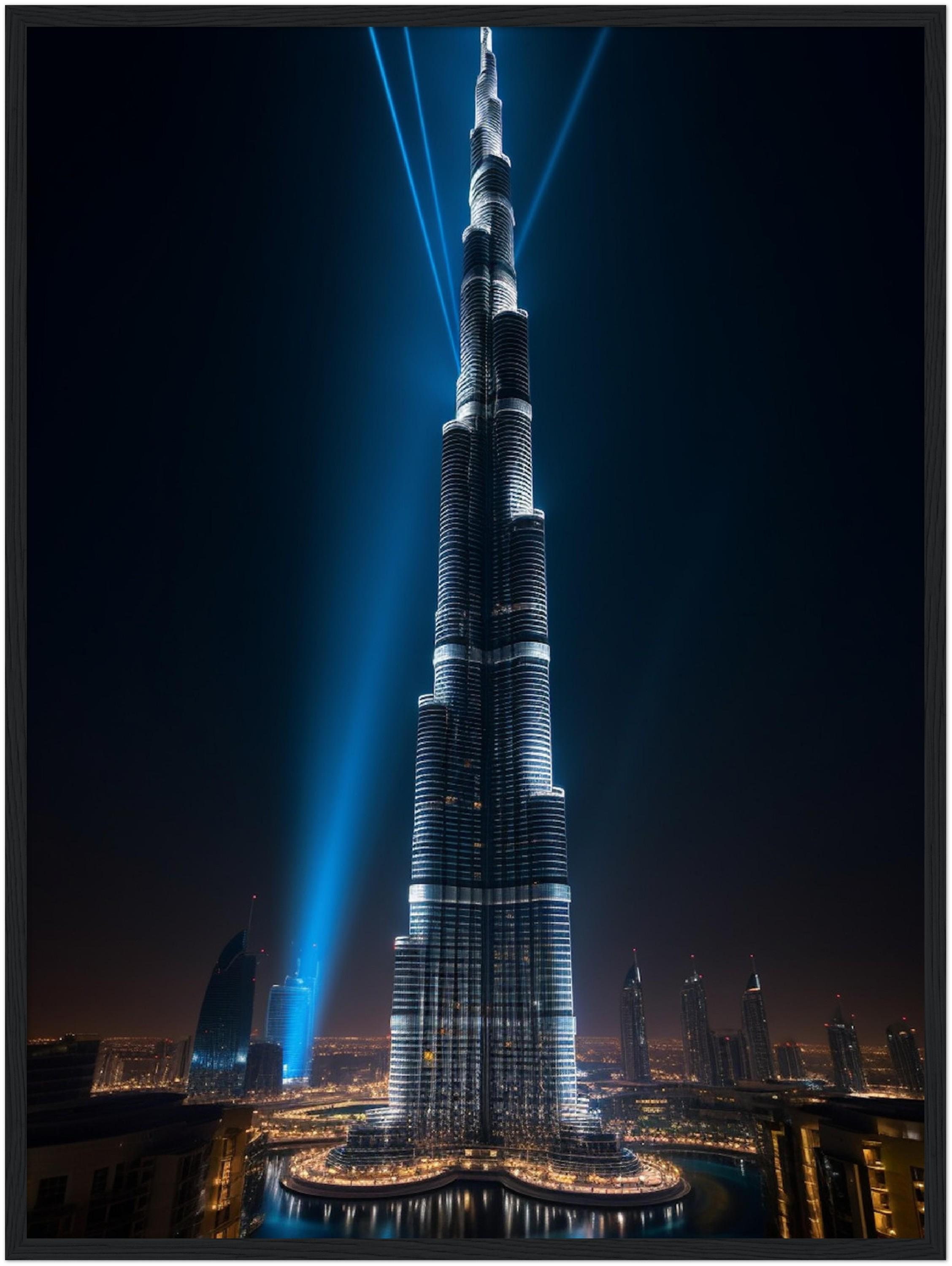 Burj Khalifa Printable Poster Burj Khalifa Dubai Wall Art Dubai Printable Wall Art Digital ...