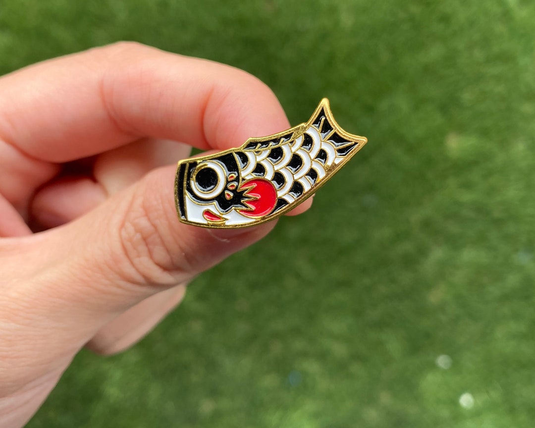 Koi Fish Enamel Pin Cute Enamel Pin Lapel Pin Badge Pins for Etsy