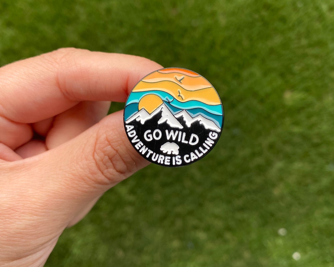 Camp Enamel Pin Enamel Pin Lapel Pin Badge Pins for Backpacks Etsy