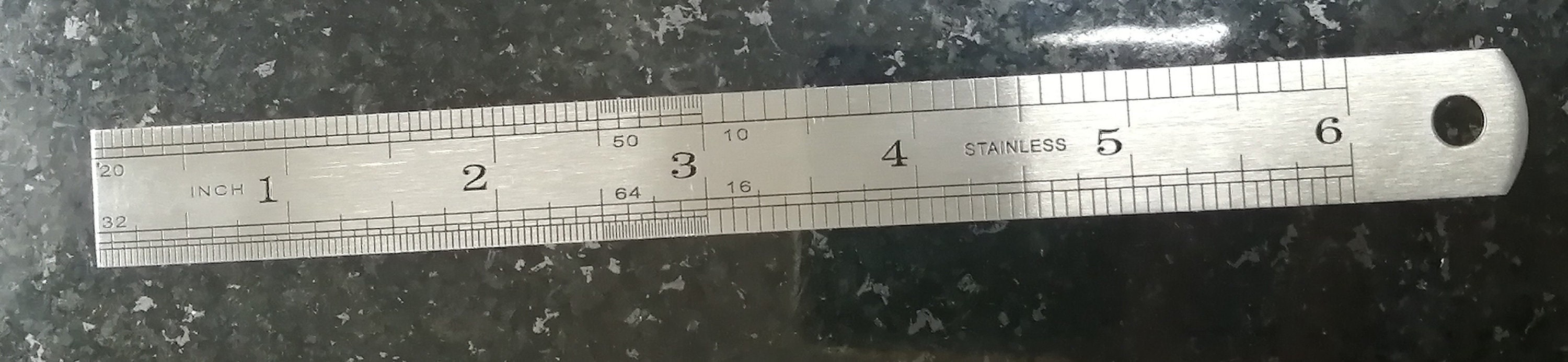 6 inches Stainless Steel Ruler