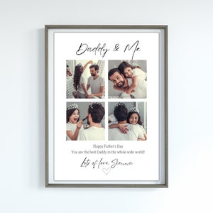Daddy and Me | Father&#39;s Day Gift | Dads Birthday | Christmas Gift for Dad | Gift From Child | Daddy | Father | Gift | Personalised Gift |