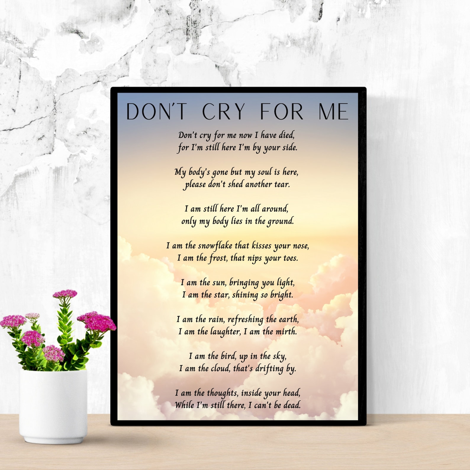 Funeral Poem Don