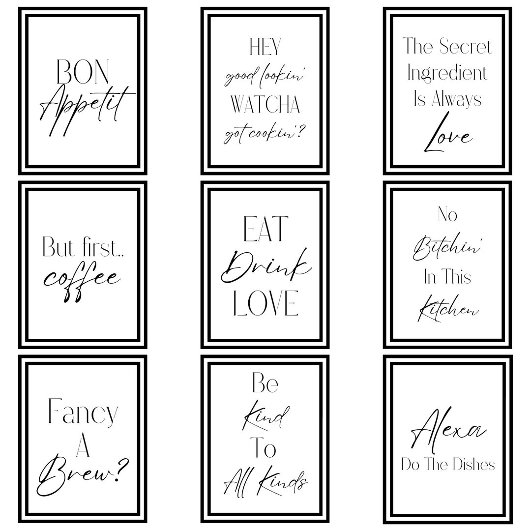 Kitchen Prints Kitchen Quotes Beige Home Grey Kitchen Kitchen Decor