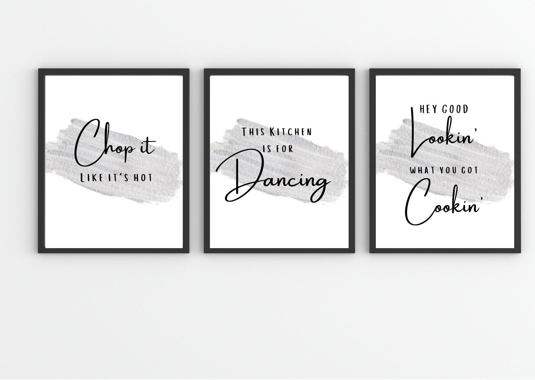 Home Prints Set of Three Home Decor Prints Wall Art Set of Etsy UK