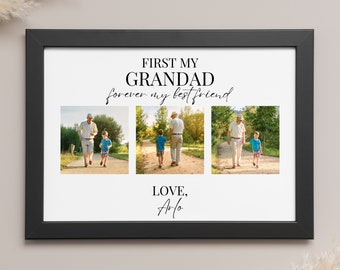 First My Grandad, Forever My Best Friend: Photo Print
