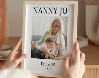 NaN..様　オーダーページ Personalised Nanny Gift, Nan or Nana Print From Grandkids. Family