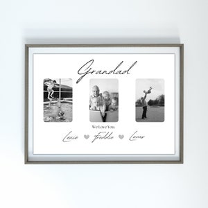 Gift For Grandad | Christmas Gift For Grandad | Grandpa Gift | Photo Gift | Personalised Gift | Christmas For Him | Grandchild Gift |