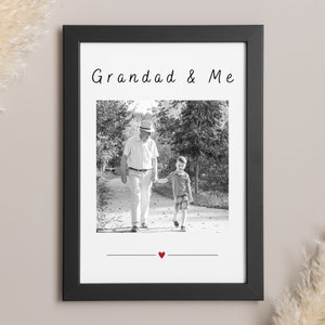 Grandad Gift | Grandad and Me | Grandad Christmas Gift | Grandad Birthday Gift | Grandad Personalised Gift | Fathers Day Gift