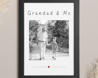 Grandad Gift | Grandad and Me | Grandad Christmas Gift | Grandad Birthday Gift | Grandad Personalised Gift | Fathers Day Gift