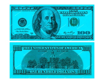 blue 100 dollar bill money png us one hundred dollar bill etsy denmark
