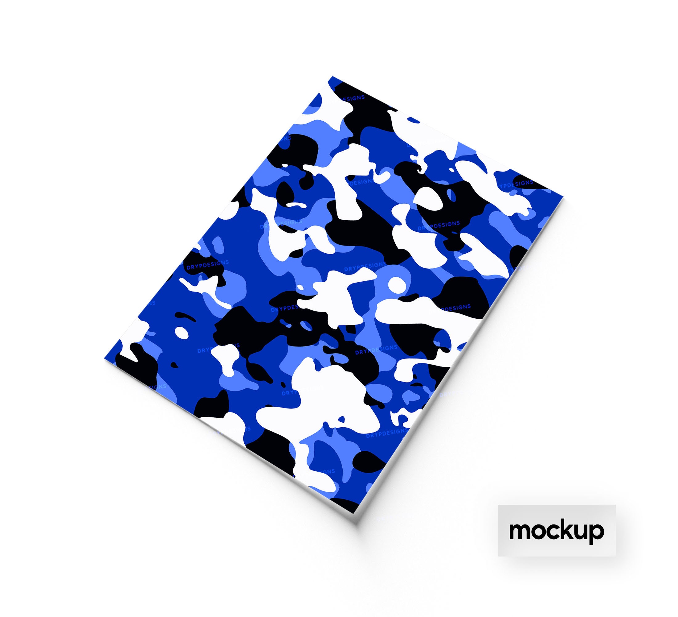 Blue Camouflage Seamless Digital Paper Background Pattern Vibrant Blue Camo  PNG Digital Download Files -  Canada