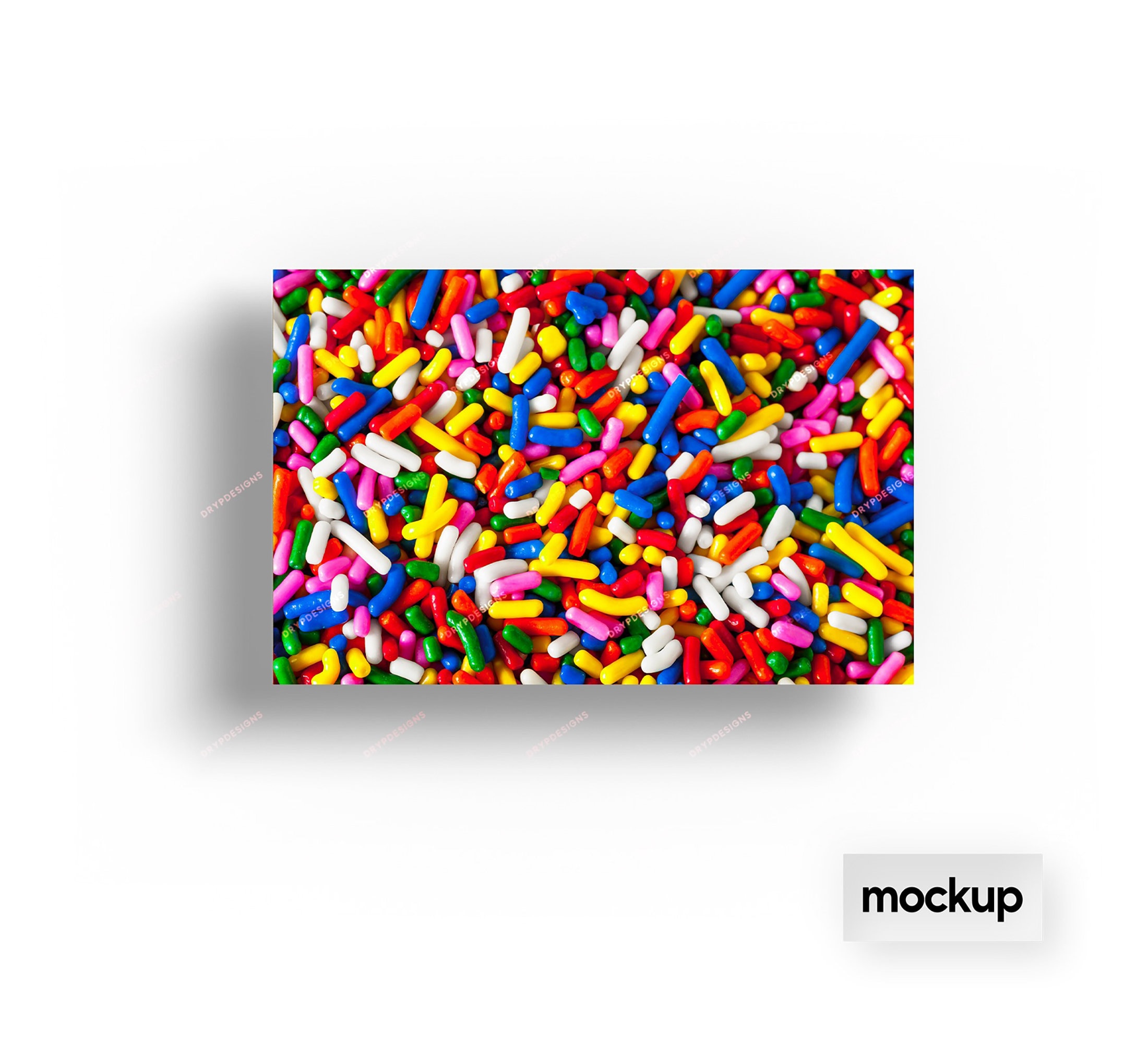 Rainbow Candy Sprinkles Digital Paper Background Texture - Vibrant ...
