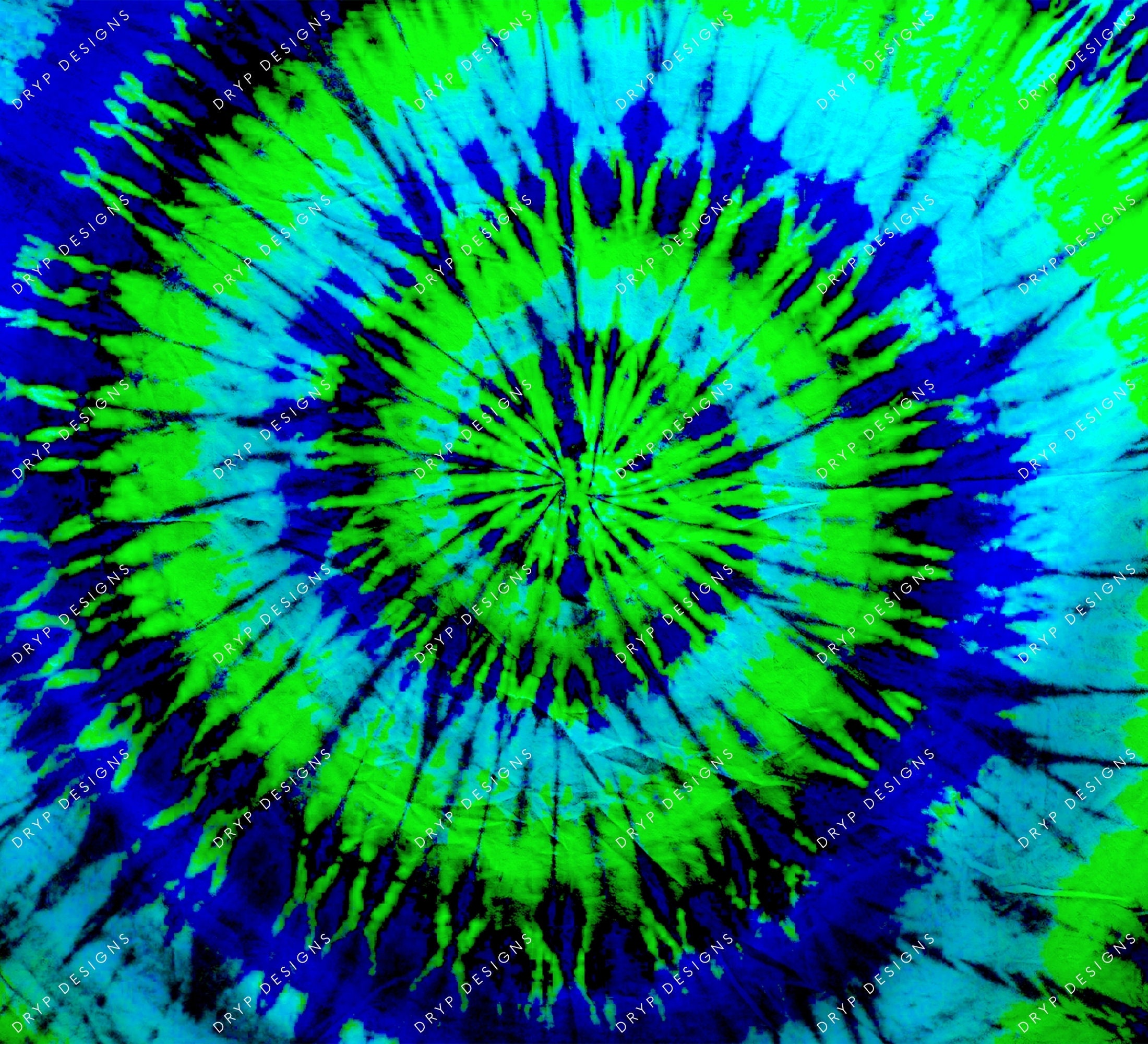 Blue Green Neon Tie-dye Digital Paper Background Texture | Etsy