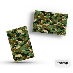 Green + Brown Glitter Camouflage Seamless Digital Background Pattern ...