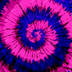 Pink + Blue Neon Tiedye Digital Paper Background Texture - Vibrant Tie Dye Swirl PNG Background - Digital Download Files