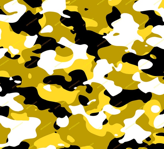 Yellow Camouflage Seamless Background Pattern Military Camo Digital Paper  PNG Digital Download Files -  Canada