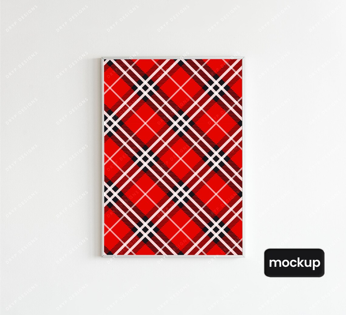 Red Flannel Seamless Background Texture Red Plaid Flannel | Etsy
