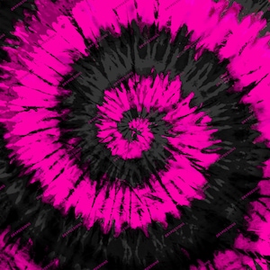 Black + Pink Tiedye Digital Paper Background Texture - Bold Tie-Dye Swirl PNG - Digital Download Files