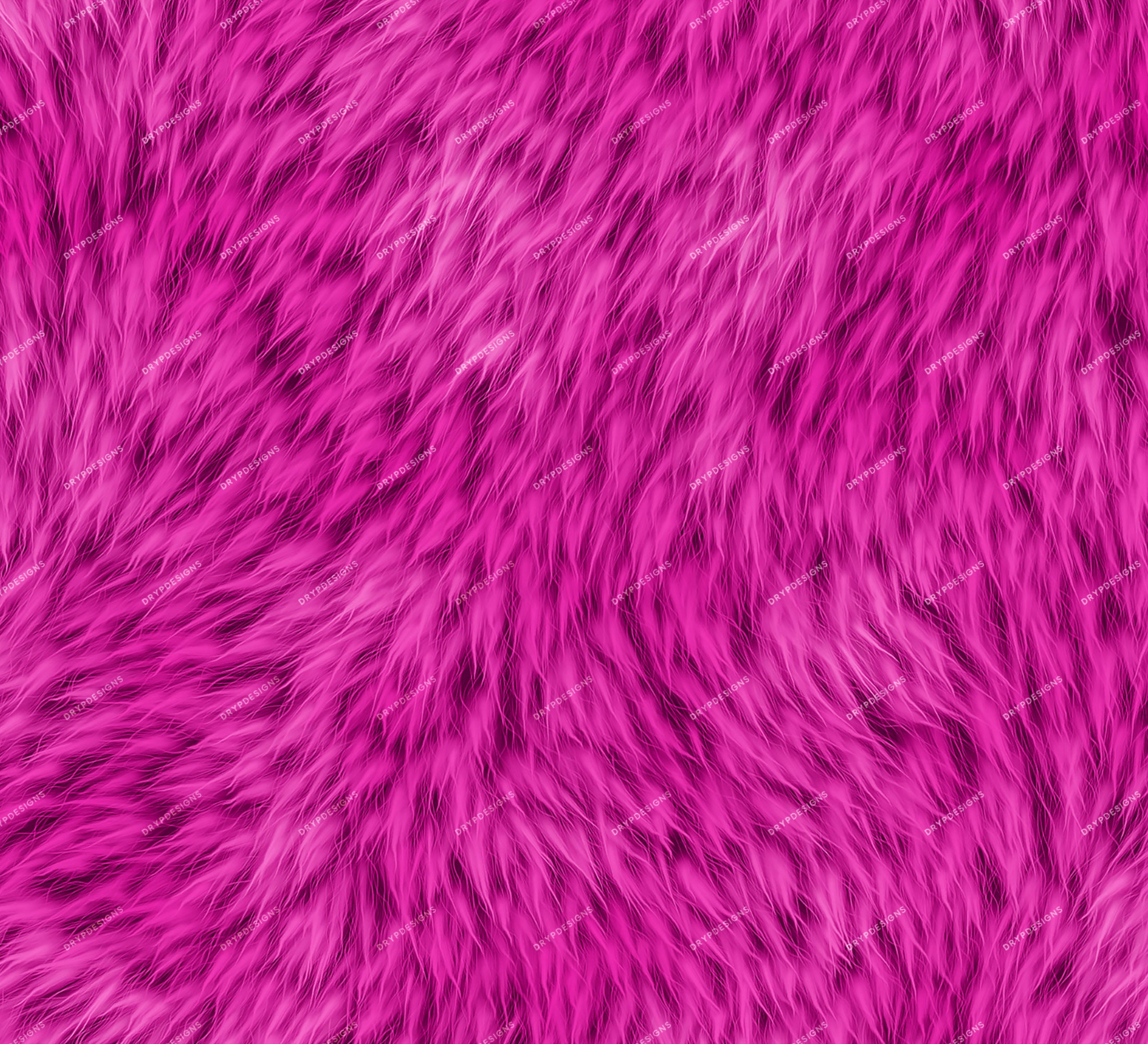 Hot Pink Faux Fur Seamless Background Texture PNG Magenta Pink