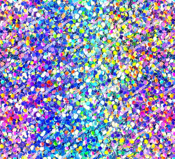 Pastel Glitter Seamless Digital Paper Background Texture Vibrant Rainbow  Glitter PNG Digital Download Files 