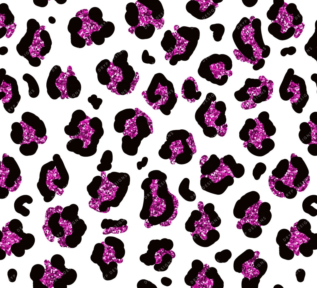 Pink Glitter Leopard Print PNG - Seamless Leopard Print Pattern - Pink ...