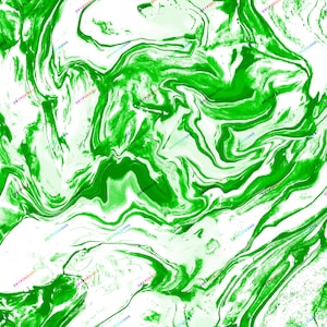 Vert + Marbre Blanc Sans Couture Texture d’arrière-plan de papier numérique - Abstrait Vert Liquide Arrière-plan numérique PNG - Fichiers de téléchargement numérique