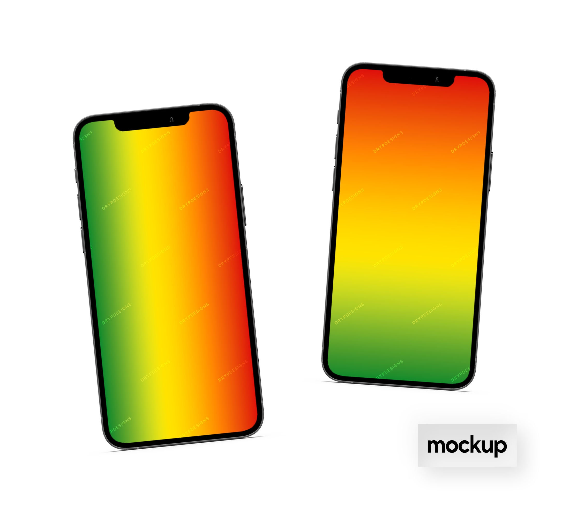 Red + Yellow + Green Gradient Ombre Digital Paper Background PNG - Soft ...