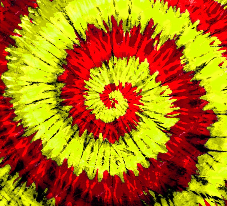 Red Yellow Tie-dye Digital Background Texture PNG Digital - Etsy