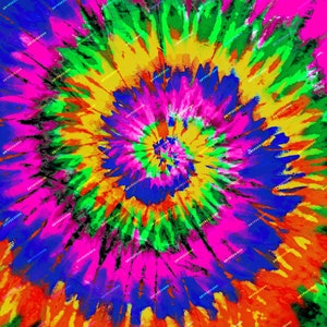 Vibrant Multicolor Rainbow Tiedye Digital Paper Background Texture PNG ...